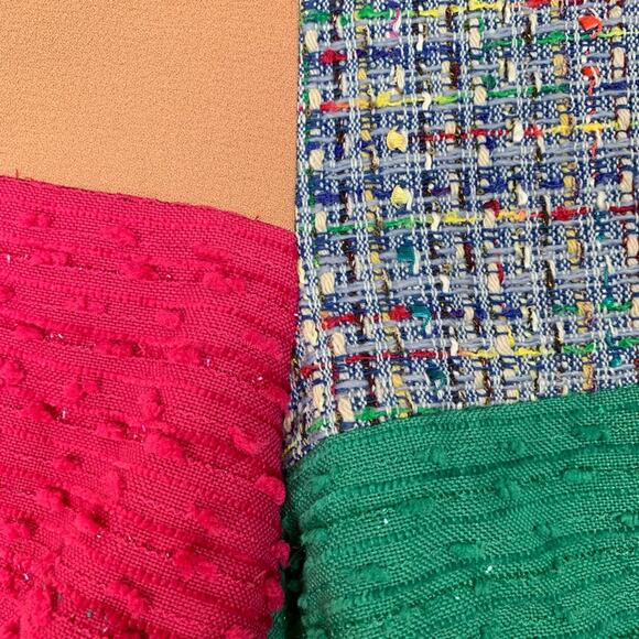 Anthropologie Shorts Champagne & Strawberry Patchwork Multicolored Medium - Picture 3 of 7